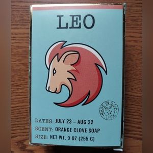 Leo Zodiac bar soap unisex scent cruelty-free - unopened